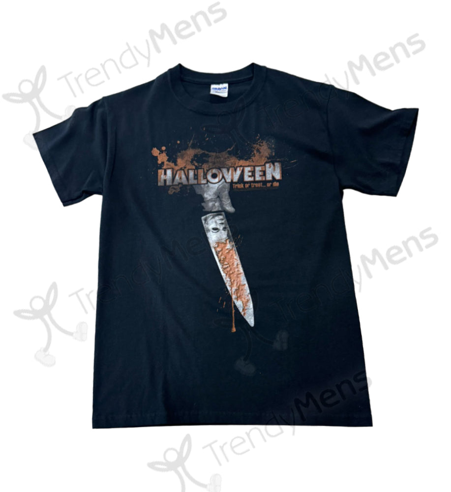 Halloween Trick Or Treat Or Die Men's T-Shirt - Black