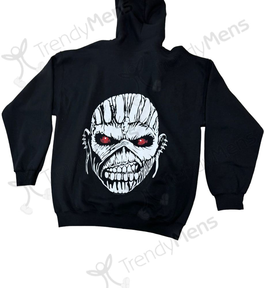 Iron Maiden Zipped Hoodie Eddie Axe