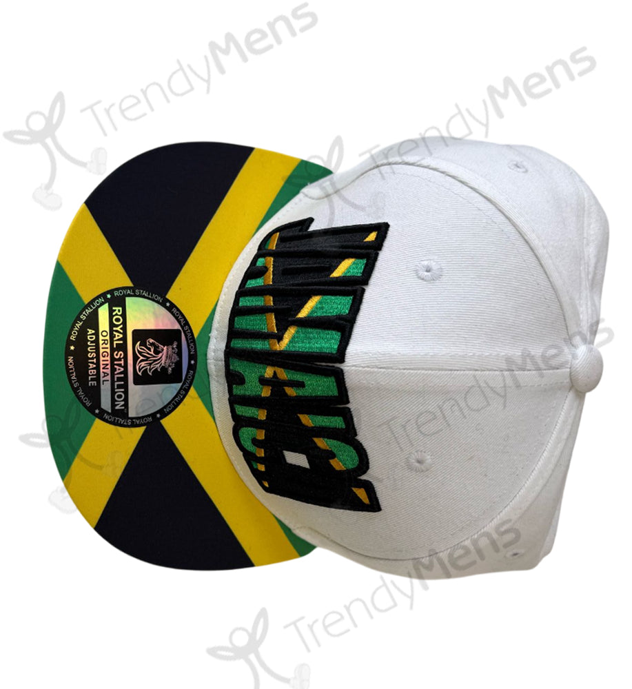 Buy Jamaica Flag Design Snapback Cap Online