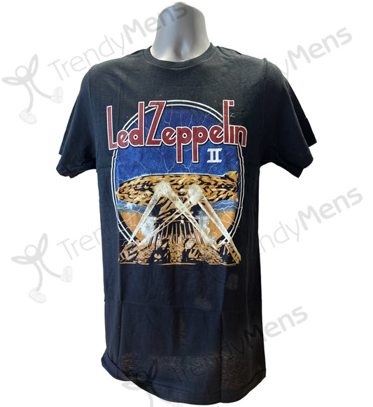 Led Zeppelin -  LZII Searchlights Print Men's T-Shirt