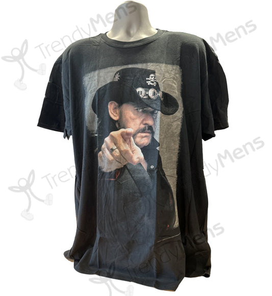 Lemmy Pointing Photo T-Shirt