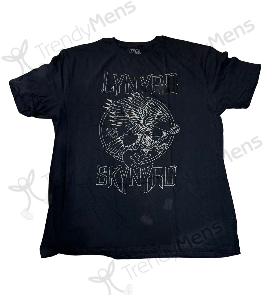Lynyrd Skynyrd - 73 Eagle Guitar Men's T-Shirt - Black