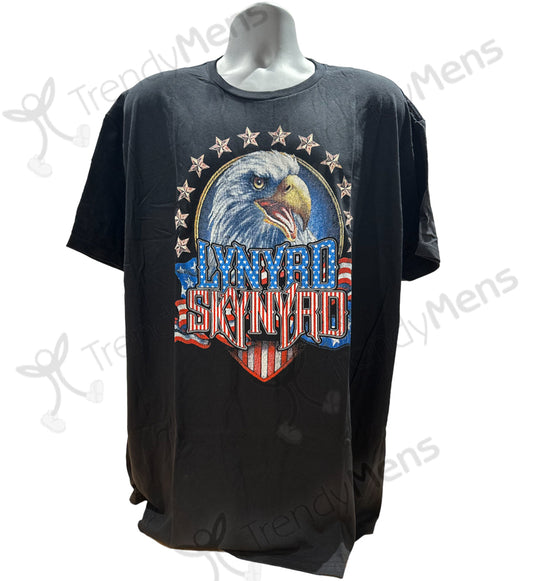 Lynyrd Skynyrd - Eagle Graphic Print T-Shirt - Black