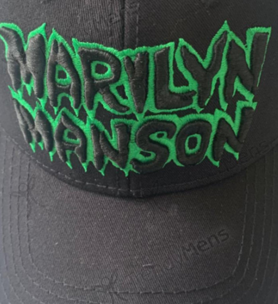 Buy Marilyn Manson 3D Logo Baseball Cap Online
