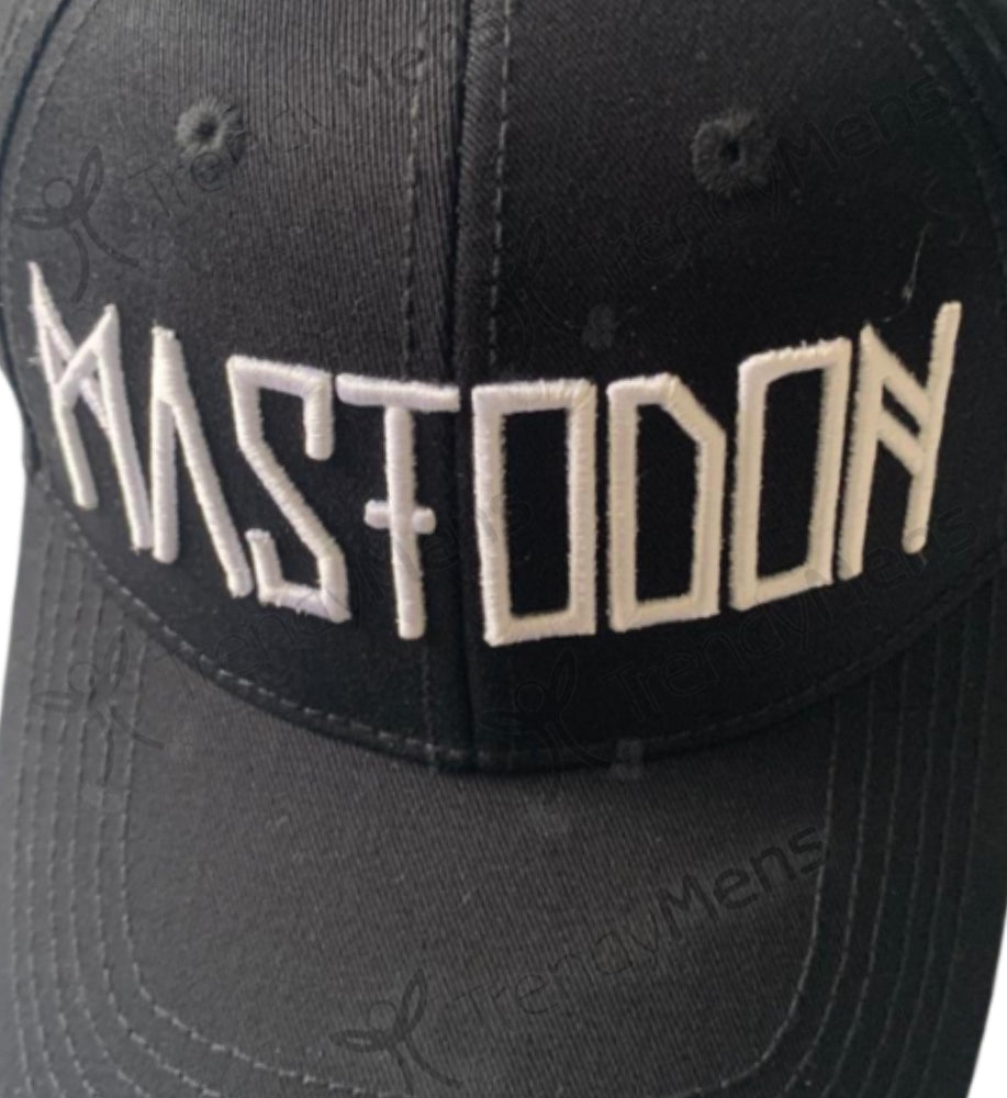 Buy Mastodon Logo (3D Embroidered) Baseball Cap Online