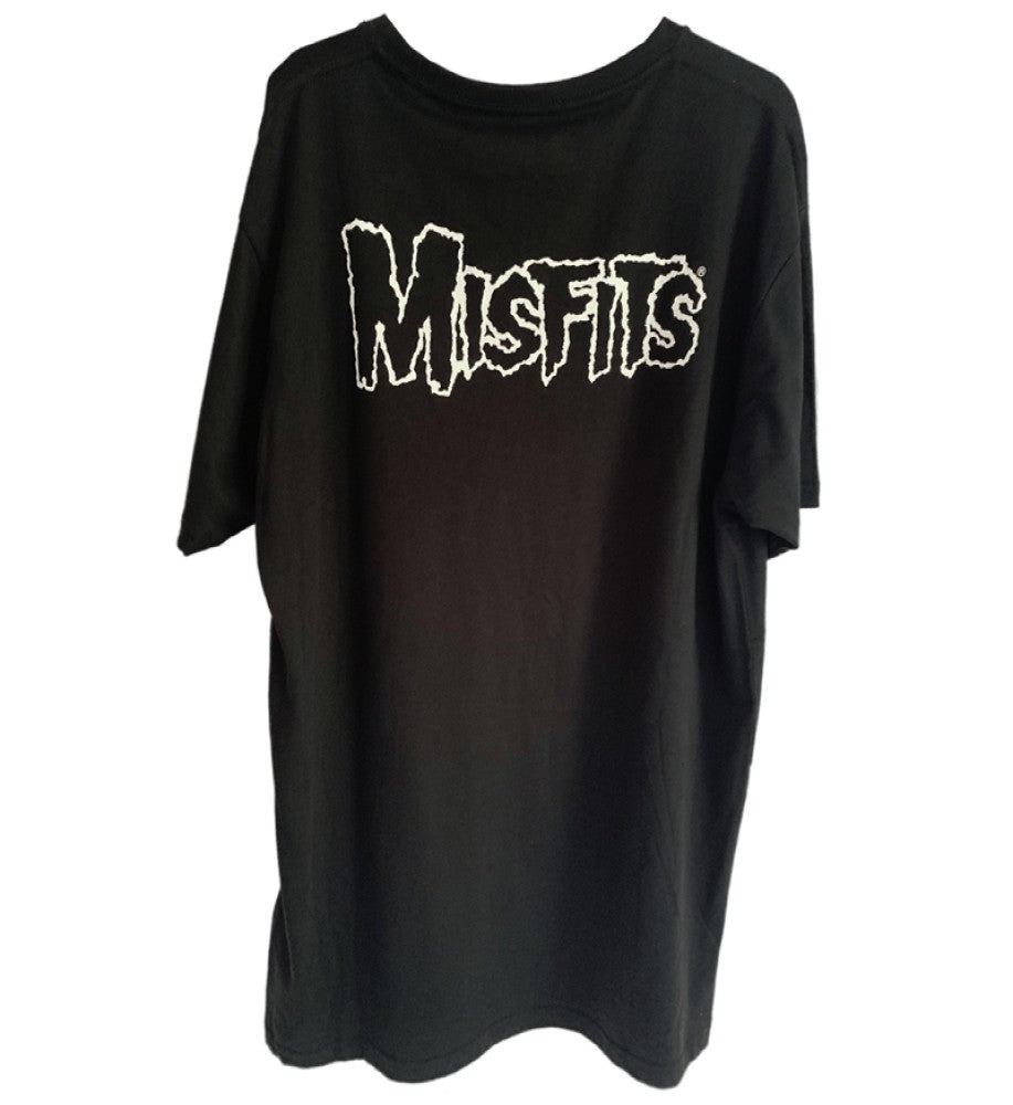 Misfits - Classic Fiend Skull Printed Men's T-Shirt Black