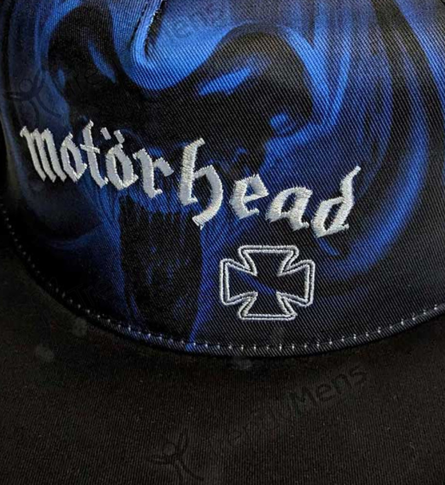 Buy Rock 'N' Roll Blue Mono Motorhead Snapback Cap