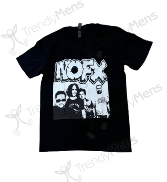 NOFX Photo Stencil Men's T-Shirt - Black