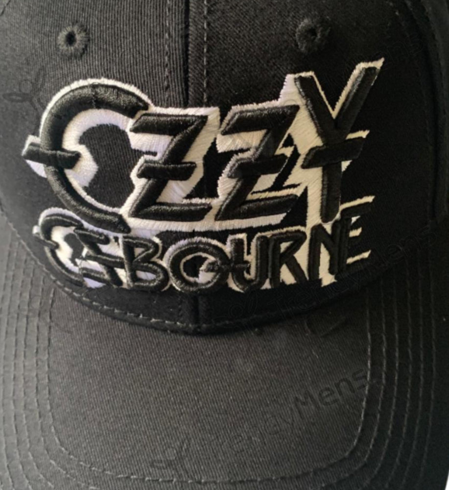 Buy Ozzy Osbourne Classic Logo Baseball Cap in Black Online