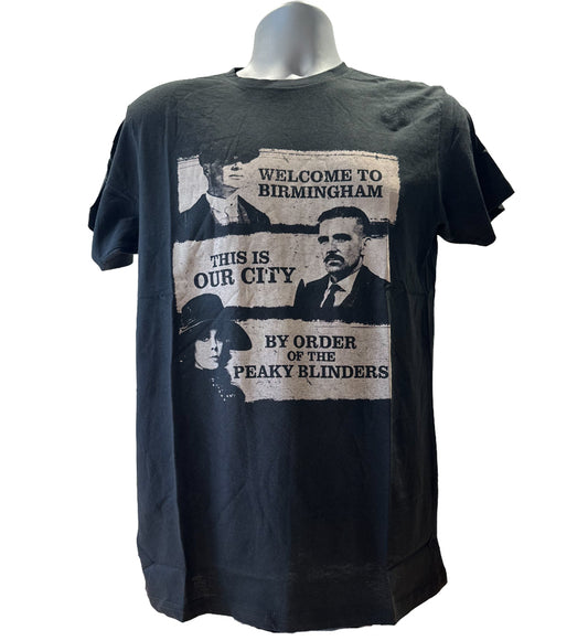 Peaky Blinders - Birmingham This is Our City Men's T-Shirt - Black