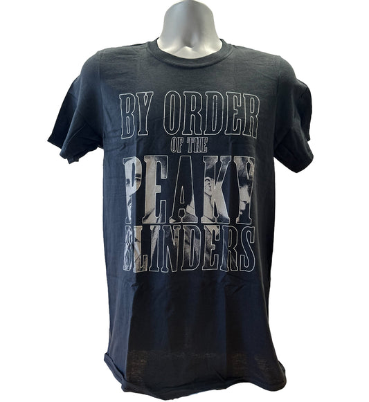 Peaky Blinders - By Order in fill Men's T-Shirt - Black
