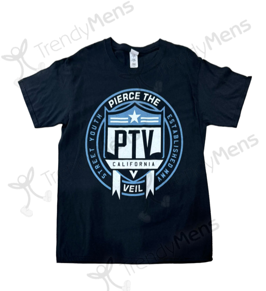 Pierce The Veil - Metal Band Print T-Shirt - Black