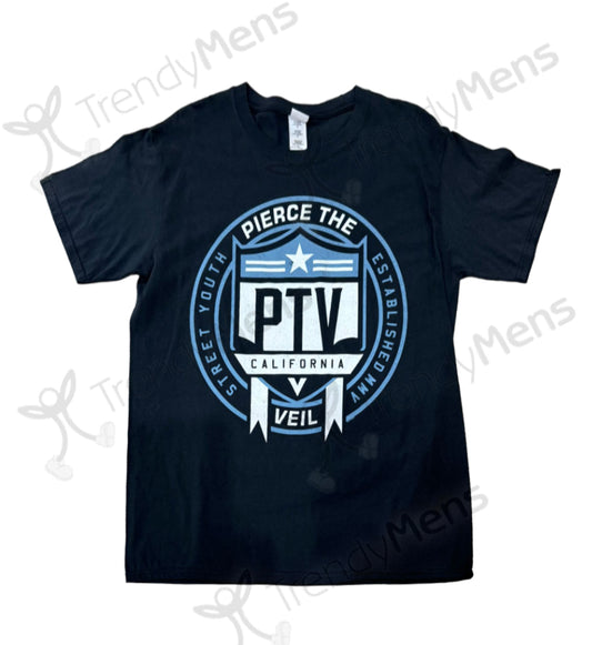 Pierce The Veil - Metal Band Print T-Shirt - Black