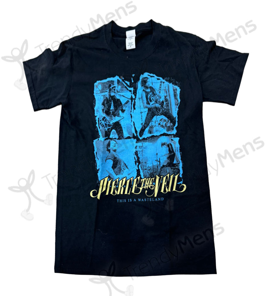 Pierce The Veil - This Is A Wasteland  T-Shirt - Black
