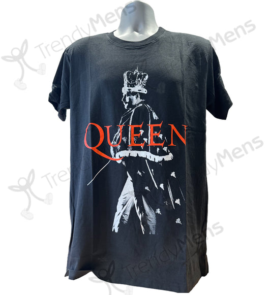 Queen - Freddie Crown Short Sleeve T-Shirt