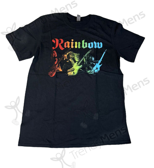 Rainbow 3 Ritchies T-Shirt - Black