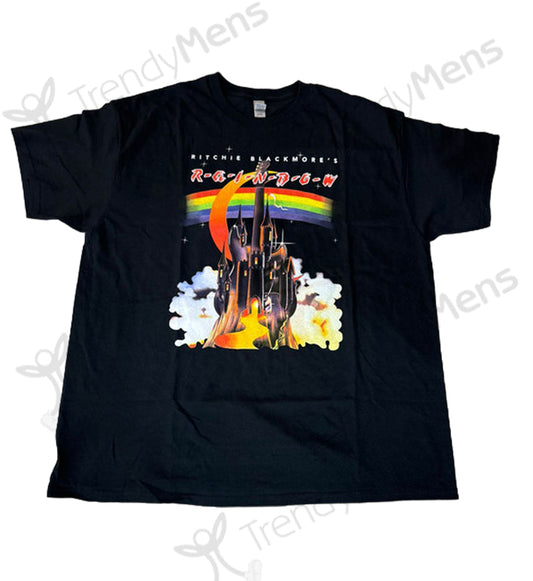 Rainbow Ritchie Blackmore's Album T-Shirt - Black