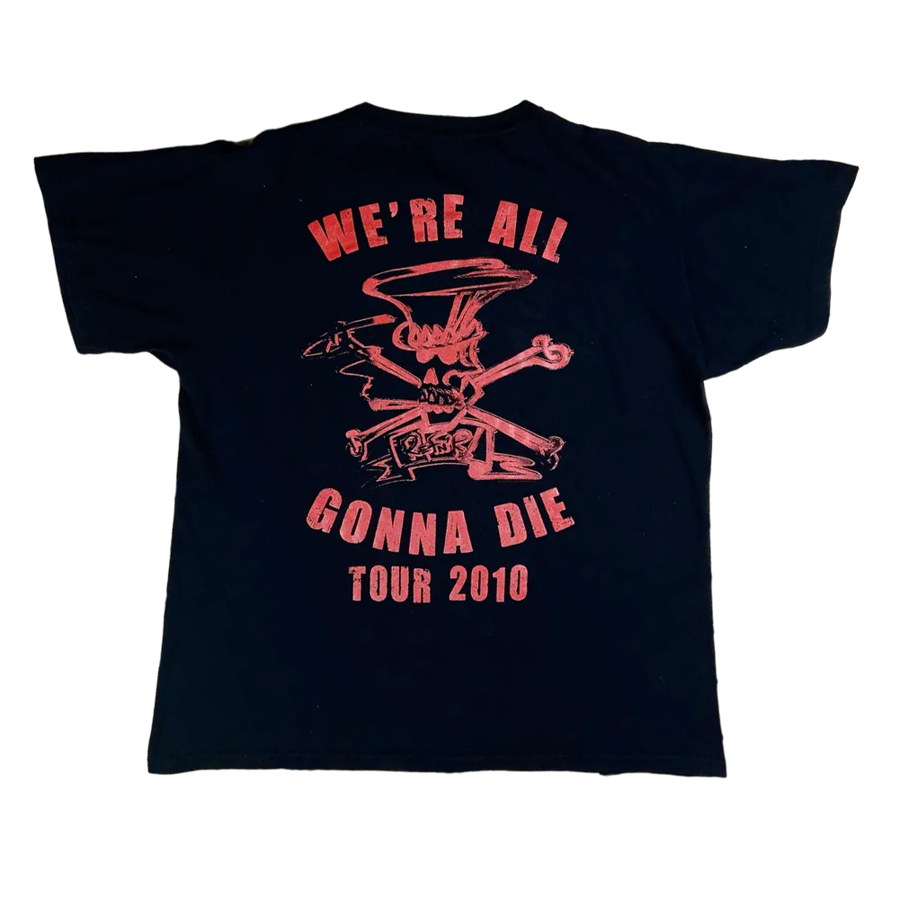 Slash We're All Gonna Die Tour 2010 Mens T-Shirt