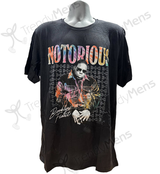 The Notorious BIG Biggie Smalls - Brooklyn's Finest T-Shirt - Black