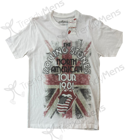 The Rolling Stones North American Tour 1981 T-Shirt - White