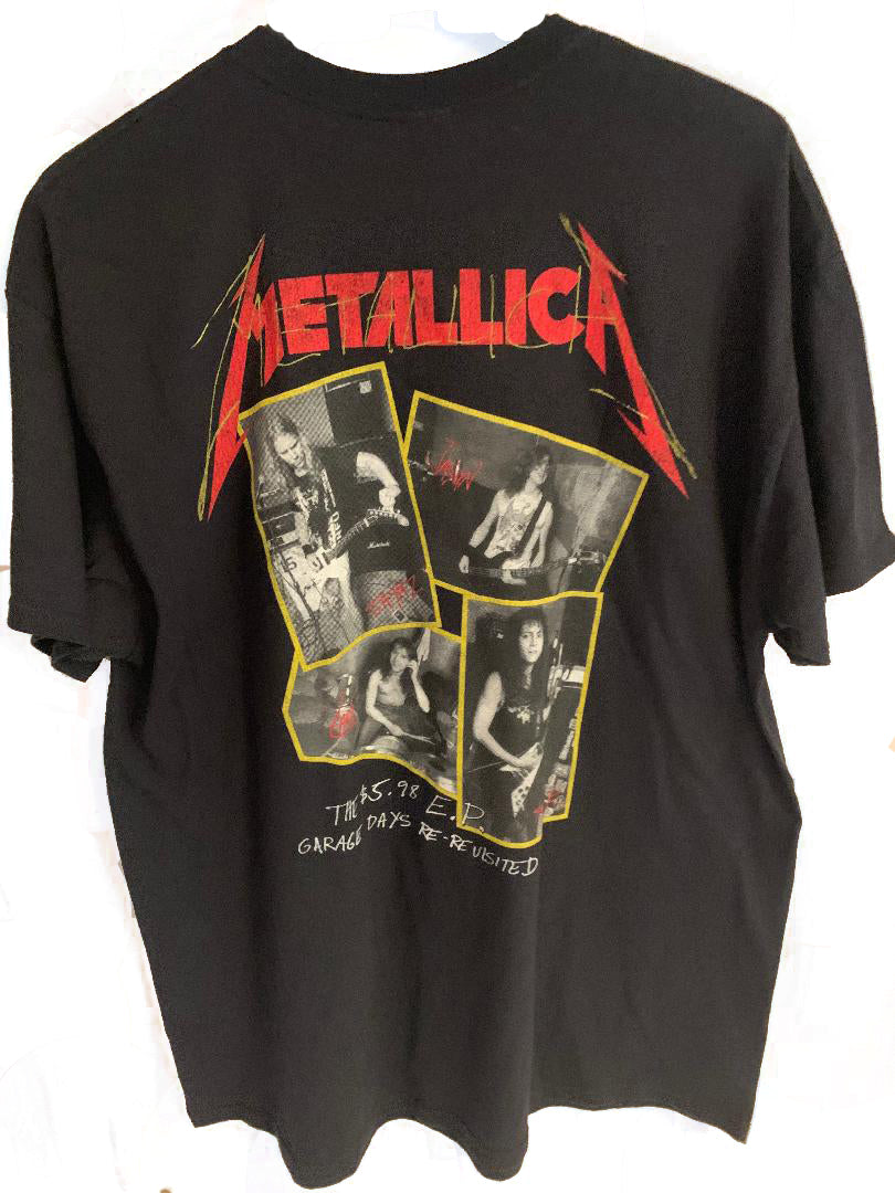 MetallicaT-Shirt Garage Photo Yellow Print