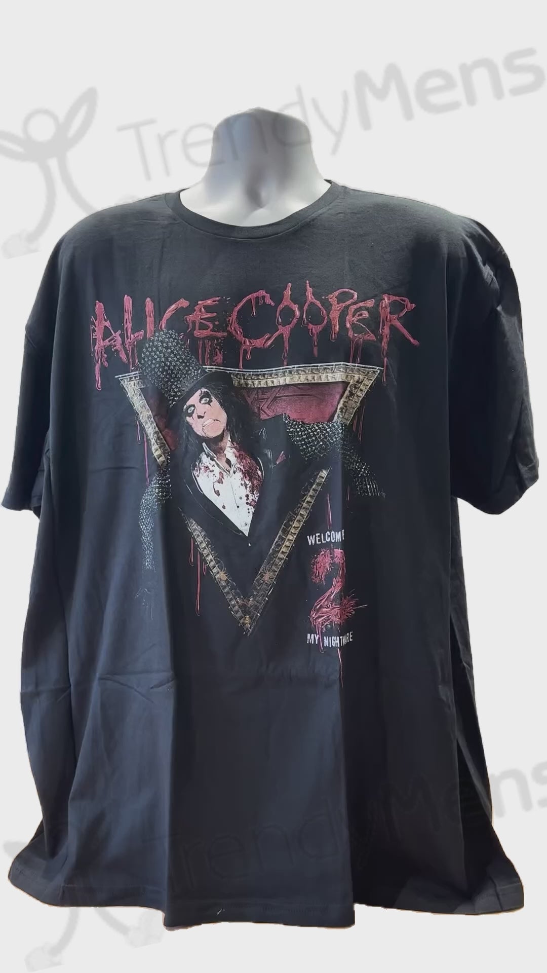 Buy Alice Cooper Welcome To My Nightmare T-Shirt in Black