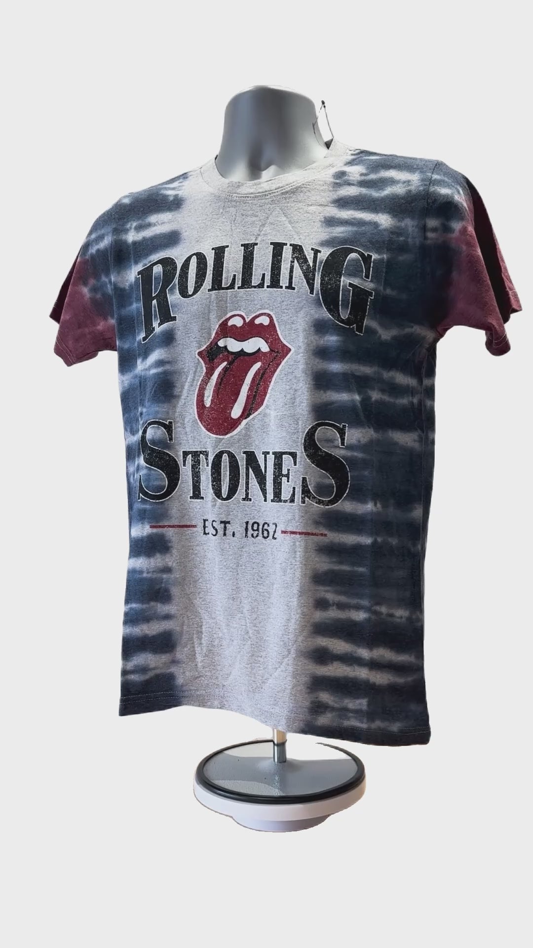 Buy The Rolling Stones Satisfaction Style Tie-Dye Men's Tee Online