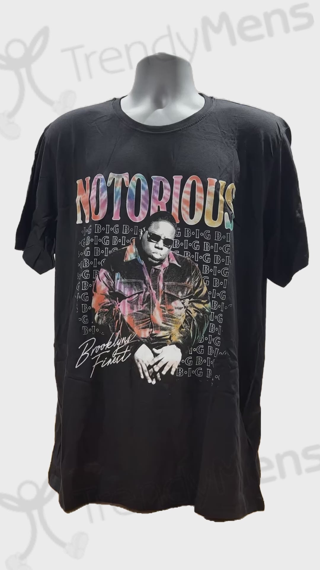 The Notorious BIG Biggie Smalls - Brooklyn's Finest T-Shirt Video