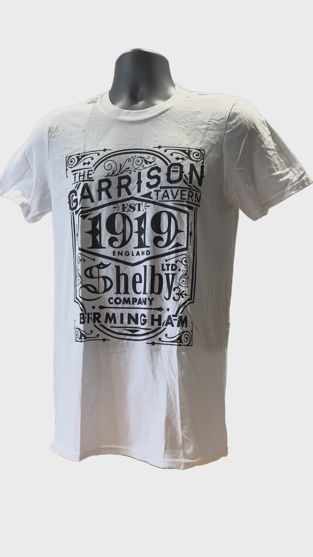Peaky Blinders Garrison Taver 1919 Tee White
