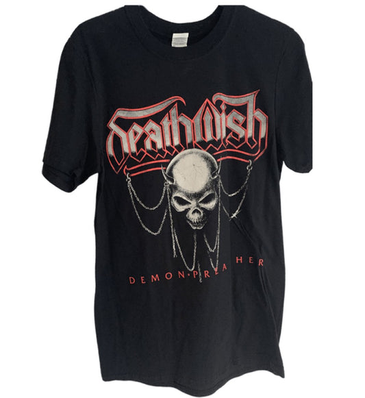 Death Wish Printed T-Shirt - Black