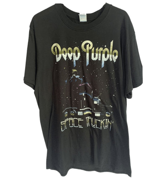 Deep Purple - Space Truckin Style T-Shirt - Black
