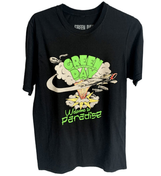 Green Day - Welcome to Paradise Graphic Front Printed T-Shirt