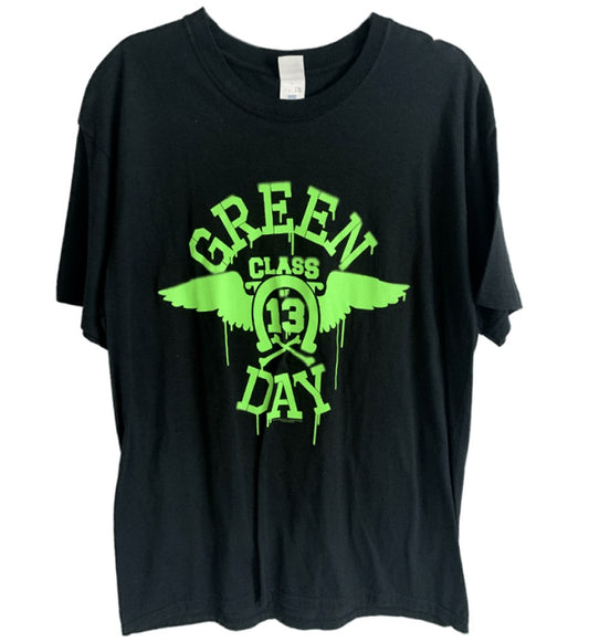 Green Day - Neon Wings Class 13 Front Printed T-Shirt