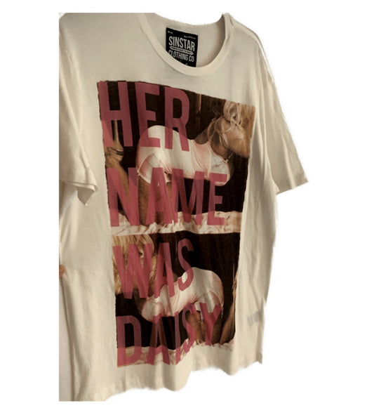 Lady Gaga - Regular Fit Front Print White T-Shirt