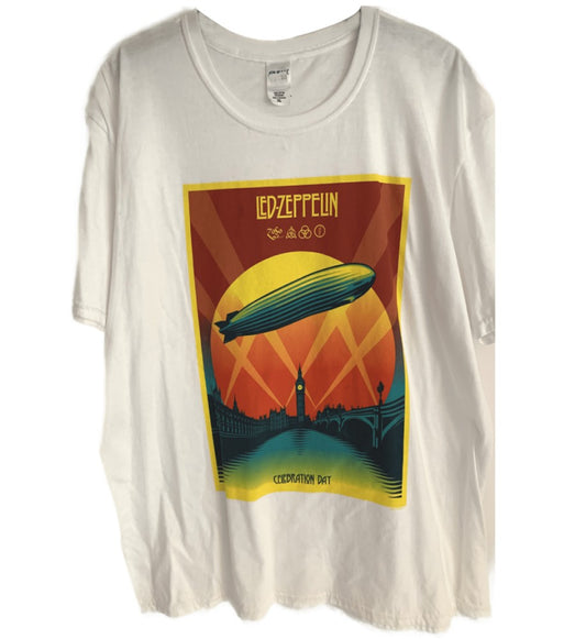 Led Zeppelin Celebration Day Men's T-Shirt White