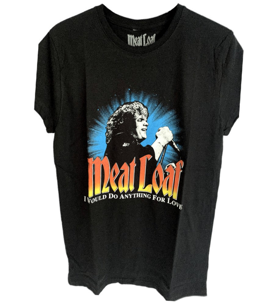 Meat Loaf I Would Do Anything For Love Front Print Men's T-Shirt Black