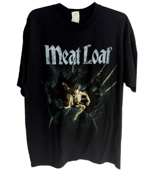 Meat Loaf - T-Shirt Bats Printed Black