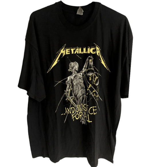 Metallica And Justice for All Printed Men's T-Shirt