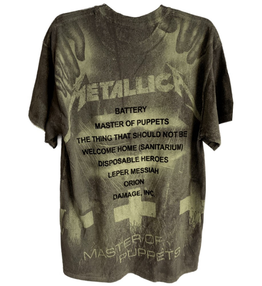 Metallica - Master Of Puppets Men's T-Shirt Green