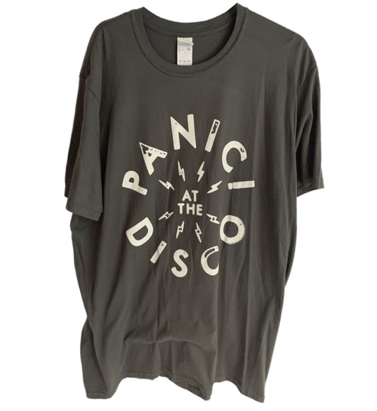 Panic at the Disco - Style Rotating Bolt Men's T-Shirt - Grey