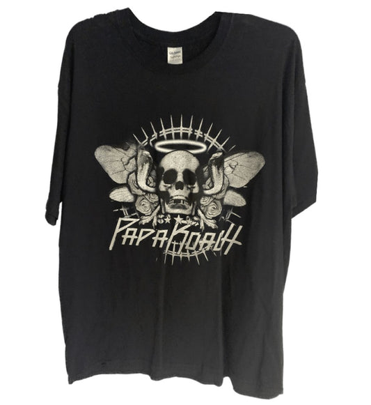 Papa Roach Skull Printed T-Shirt Mens