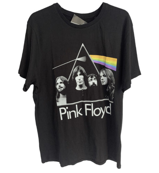 Pink Floyd - Dark Side Of The Moon Band & Pulse Men's Tee - Black