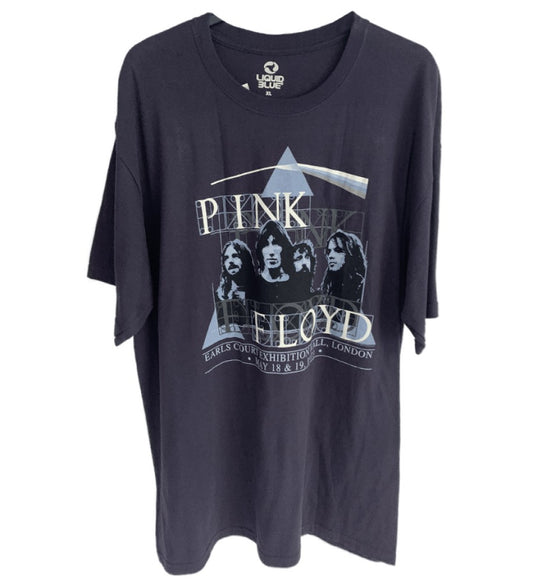 Pink Floyd - Earl’s Court Exhibition 1973 Graphic Print Men's T-Shirt - Navy Blue