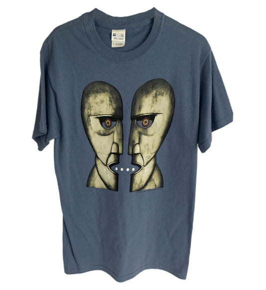 Pink Floyd-Division Bell Graphic Print Men's T-Shirt - Blue
