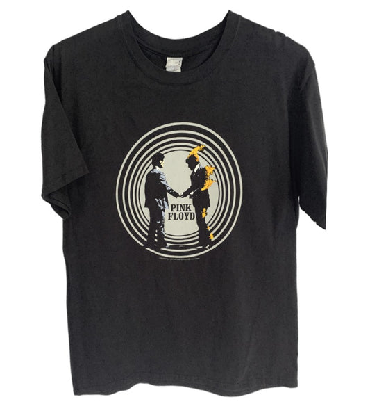 Pink Floyd - Wish You Were Here Graphic Print Men's T-Shirt - Black