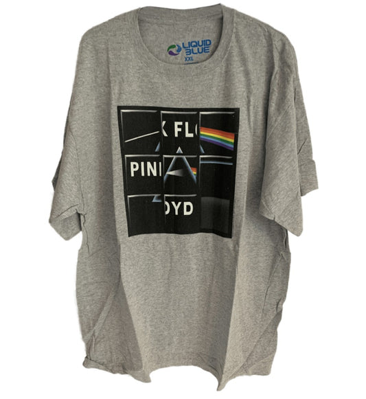 Pink Floyd - Dark Side Of The Moon Graphic Print Men's T-Shirt - Grey
