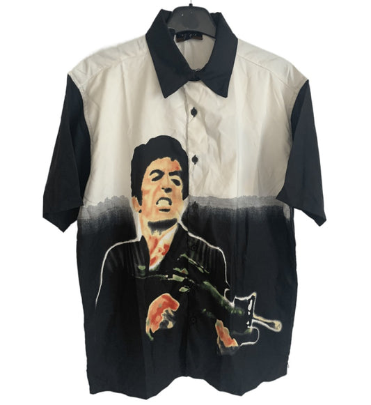 Roberto Both Side Printed Short Sleeve Shirt
