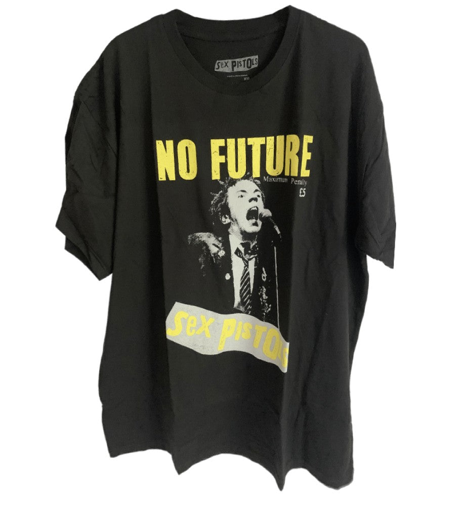 Sex Pistols No Future Graphic Print Men's T-Shirt Black
