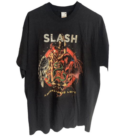 Slash Apocalyptic Love Front Printed Trendy Mens T-Shirt