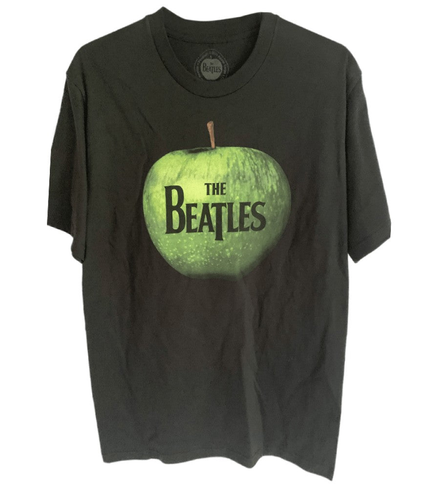 The Beatles Green Apple Logo Men's T-Shirt Black